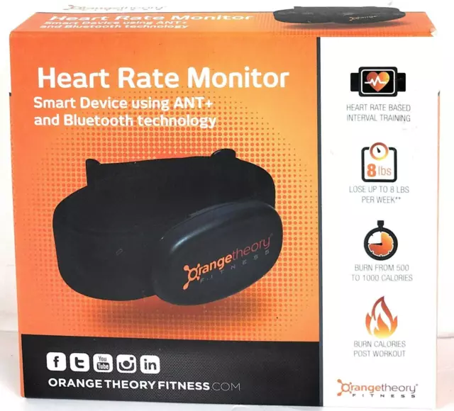 ORANGE THEORY FITNESS OTF MiO OTbeat Link Heart Rate Monitor Sz S