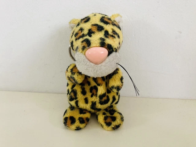 NICI KEYRING CHEETAH Leopard Plush Soft Toy Bag Charm Big Cat Plushi