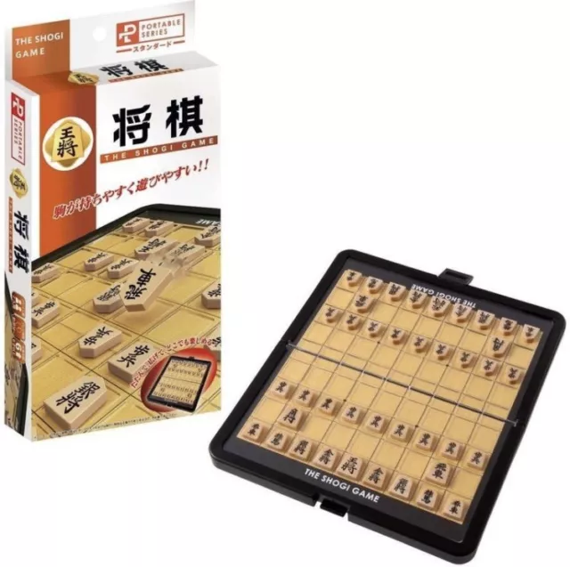 Nintendo Shogi Japanese Chess Board & Pieces Set wooden Japan Import