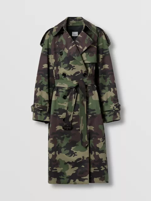 BURBERRY Ladies Trench Coat Waterloo Camouflage Size UK8/US6 New & Tags