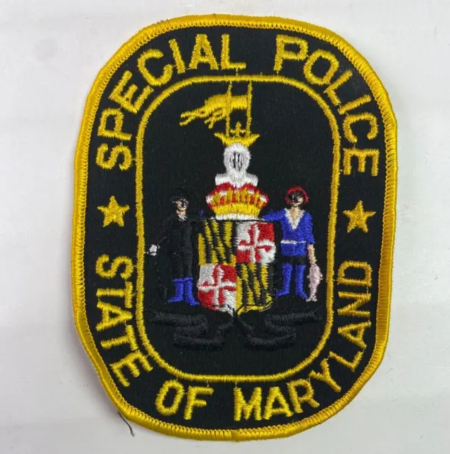 Maryland State Special Police MD Patch I5