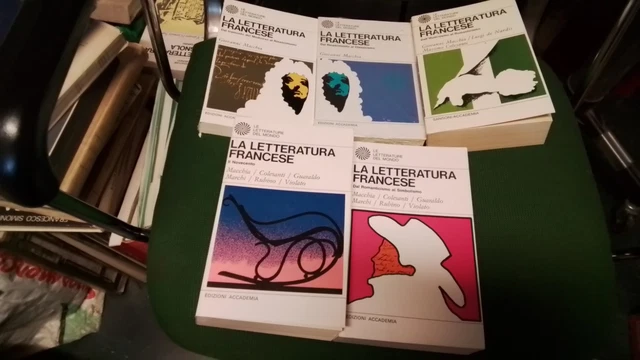 G. Macchia et al, La letteratura francese Sansoni/Accademia, 5 tomi, 2d25 G. Macchia et al, La letteratura francese Sansoni/Accademia, 5 tomi, 2d25
