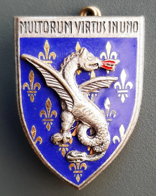 3° RH VARIANTE GE MARDINI RÉGIMENT DE HUSSARDS ORIGINAL Insigne Badge