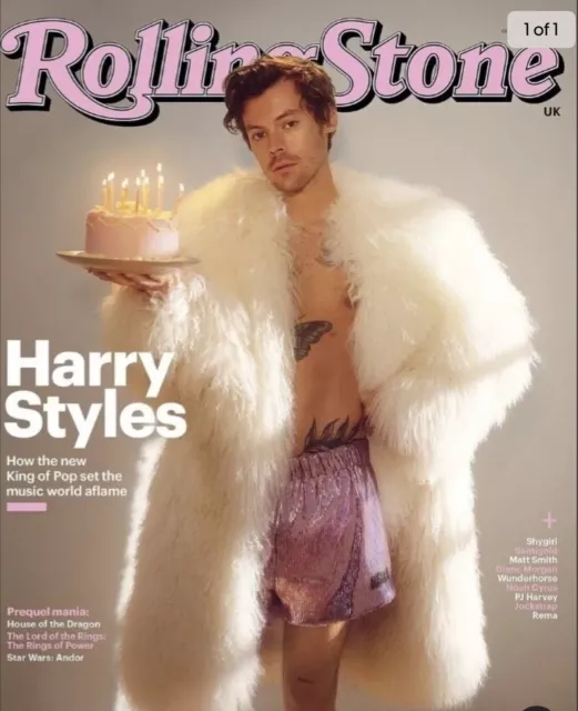 HARRY STYLES Rolling Stone UK 2022 Oct/Nov Edition EUR 25,43