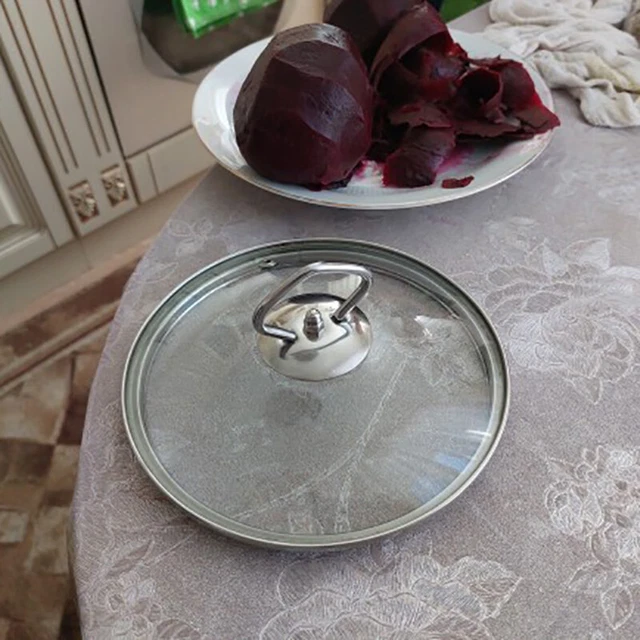 2 pz Manopola Maniglia Pentola Coperchio Manopola Coperchio Sostituzione Universale Cucina~H7