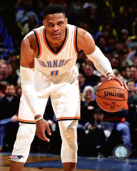 RUSSELL WESTBROOK "Oklahoma City Thunder" LICENSED un-signed poster 8x10 photo