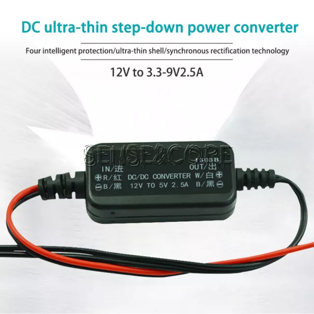 DC-DC 12V to 3.3V 5V 6V 9V 2.5A Step-down Converter DC Buck Power Supply Module