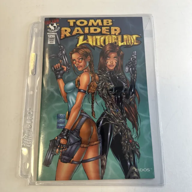 1997 EIDOS Top Cow Comics Tomb Raider Witchblade 1 1ST Printing