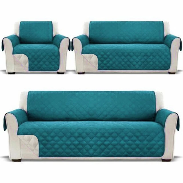 Sofa Covers Quilted Throw Washable Anti Slip Cover Couch Furniture Protector Pet