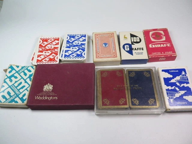 Joli Lot De Cartes à Jouer + Collection De Cartes (reproductions)