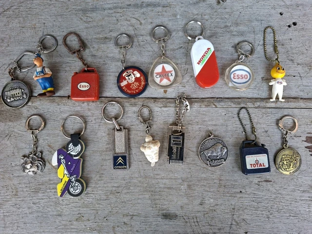 Porte-clés Vintage Shell - Bidon Puissance 7 (France, Années 80)