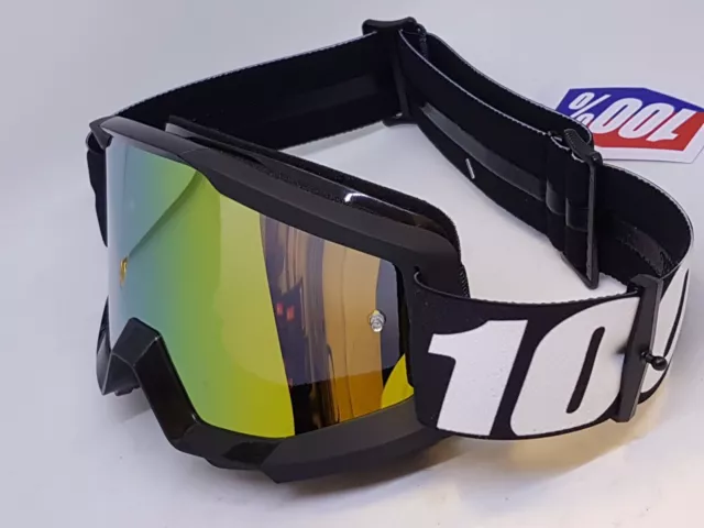 100% STRATA Brille MTB Mountainbike DH Enduro XC MX Motocross Brille Prozent% 3