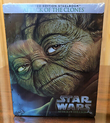 Star Wars Limited Edition Steelbook. Attach of the Clones. Brand new and sealed.