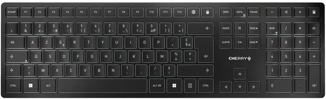 Clavier Sans Fil, Disposition Française, Clavier AZERTY, Connexion Bluetooth Ou