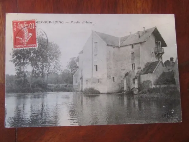 77 Cpa Grez Sur Loing Moulin D'hulay