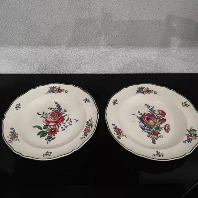 2x Suppenteller Teller Villeroy & Boch Serie  Alt Strassburg