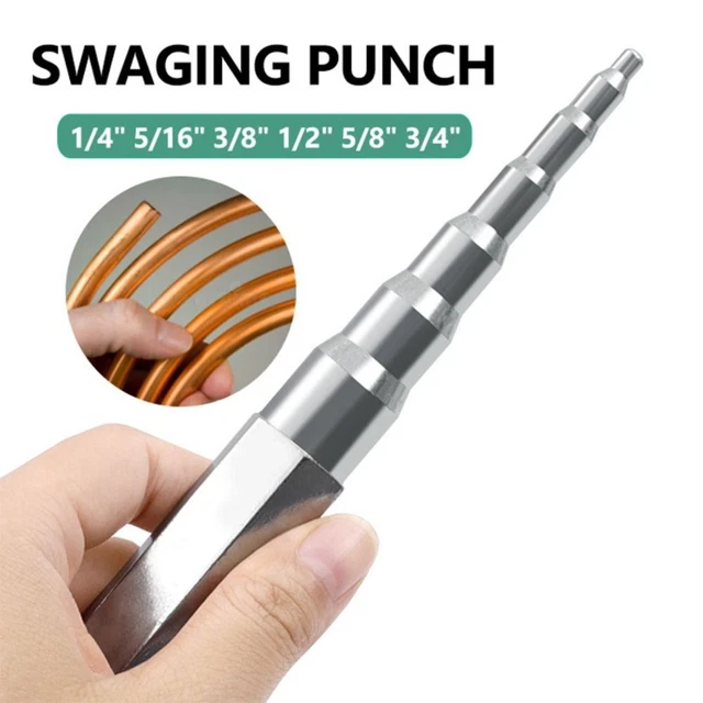 Swaging Punch Copper Pipe Tube Expander Swaging Tool  Air Conditioning
