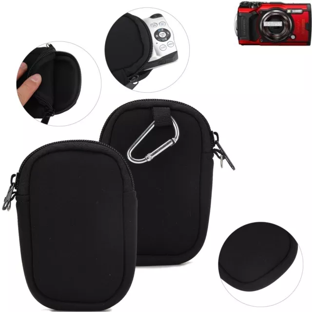 bolsa protección neopreno para Olympus TOUGH TG-6 cubierta de caja cinturón ne