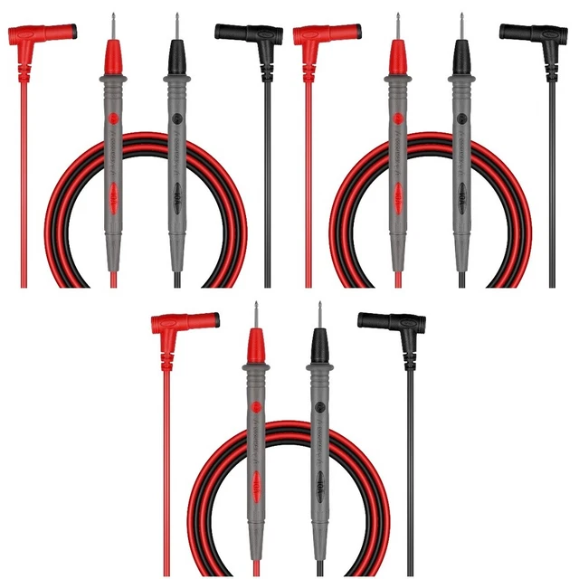 3x Multimeter-Testkabel Testsondenstift Multifunktion elektrischer Tester