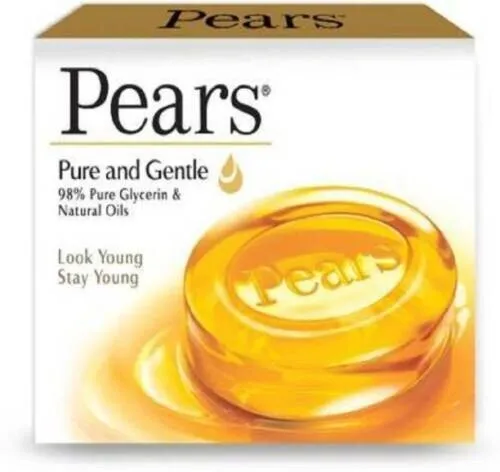 Pears Pure & Gentle Bathing Bar soap 125g pack of 5 (5 x 125 g)