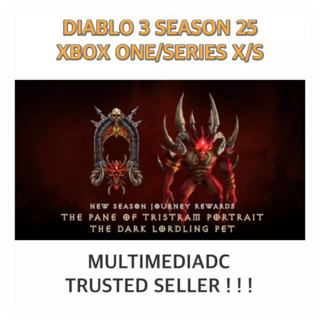 Diablo 3 Xbox - Das Dunkle Herrnhaustier Und Die Banne Von Tristram Porträtrahmen
