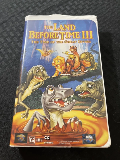 THE LAND BEFORE Time III: The Time of Great Giving (VHS, 1995 ...