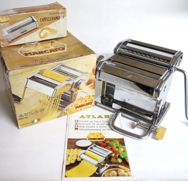 Atlas Marcato Pasta Maker 150 PLUS Extra Attachment. READ DECRIPTION