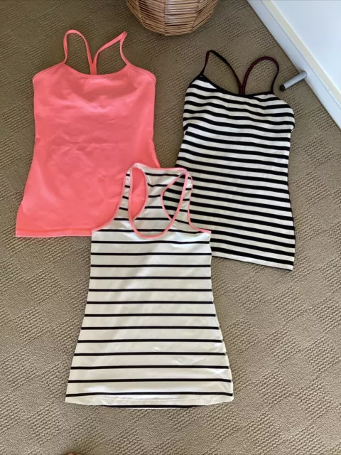 Lululemon Women’s Tank Tops Bundle Of 3 Size 6