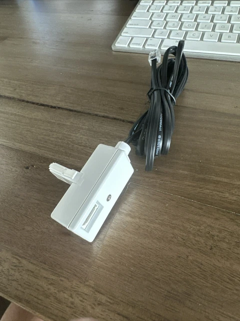 RJ11 Plug Telephone Fax Modem Line Cord Cable White Male To Male 6P4C