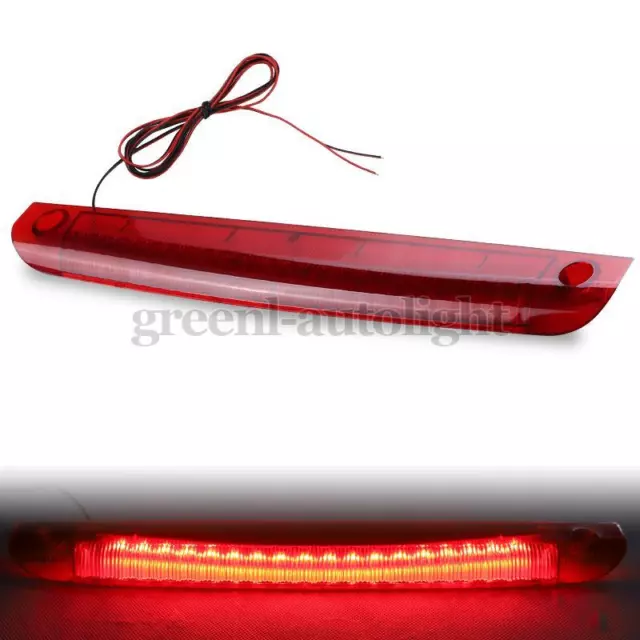 Universal Car Red LED 12V High Mount Third 3RD Brake Rear Stop Tail Light Lamp