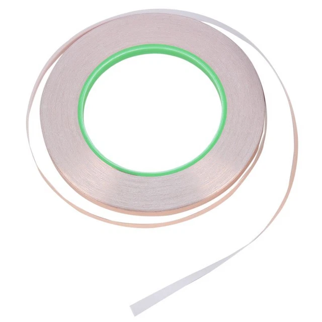 Nastro Lamina di Rame con Adesivo Conduttivo (6mm X 33metri) – Artigianato, Macchia Z7K6