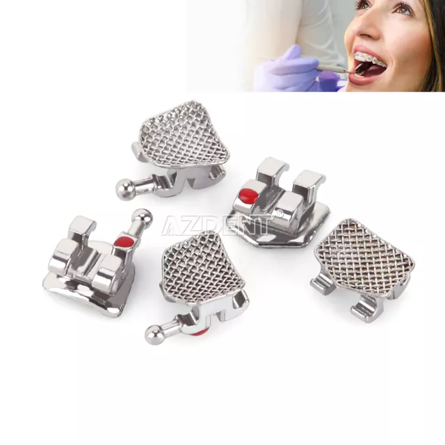 Dental Orthodontic Metal Brackets Braces Mini/Standard Roth/MBT 022/018 AZDENT 3