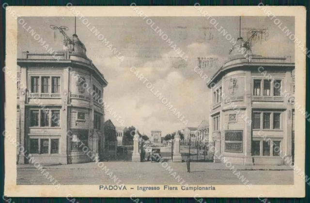 Padua City Sample Fair FOLD postcard VK1110