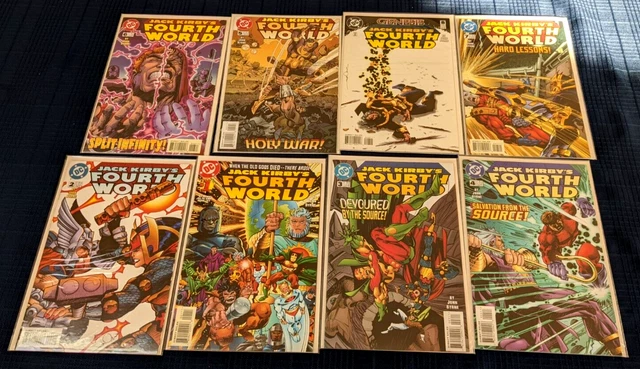 Jack Kirby's Fourth World (DC 1997) 1,2,3,4,5,6,7,8 in HIGH GRADE Byrne s/a.