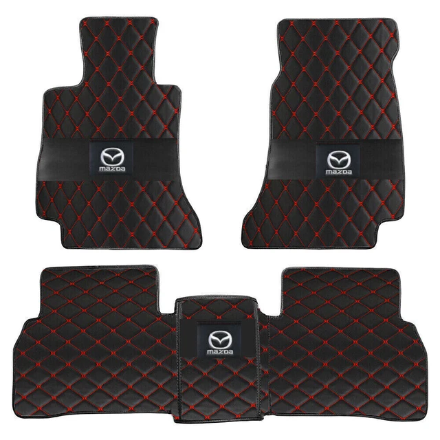For Mazda All Models Front Rear Car Mats Custom Carpets Leather Pads All Weather