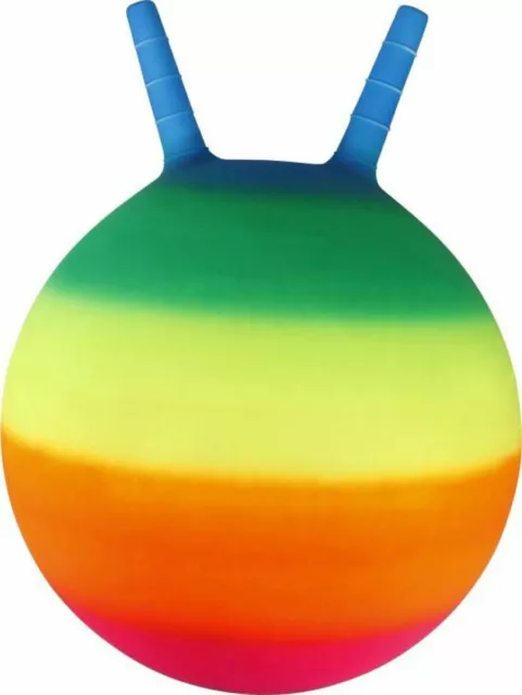 Outdoor active Sprungball Regenbogen # 35 cm Hüpfball ab 24 Monaten