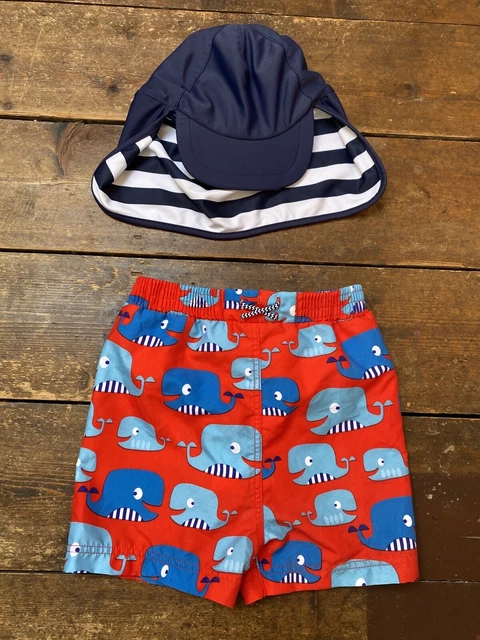 Pacchetto cappello da nuoto bauli da spiaggia bambini 12-18 mesi prossimo M&S
