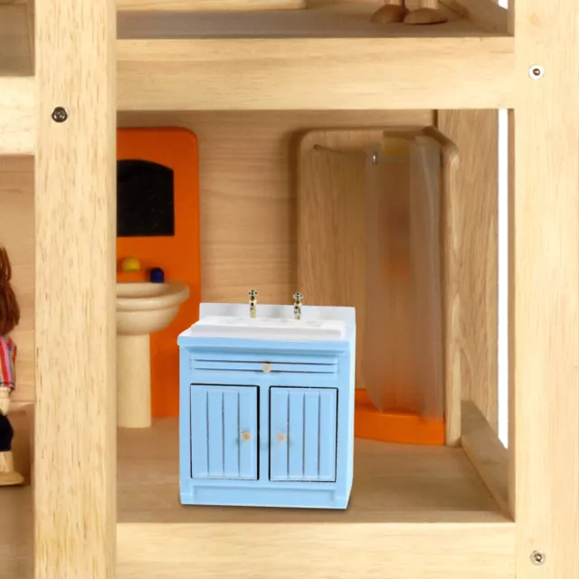 5 set di casa delle bambole mini stufa da cucina e lavabo oggetti di scena bambola casa cucina 2