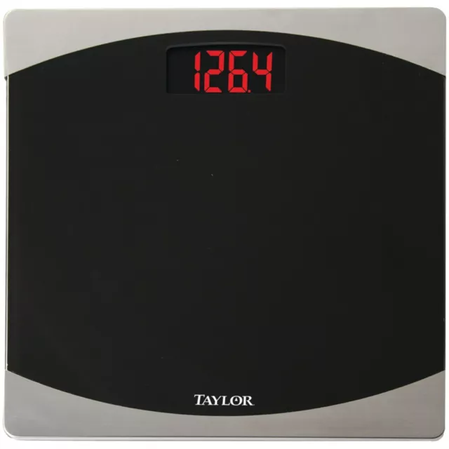 Taylor Precision Products 75624072 12" x 12" 400 lb. Capacity Bathroom Scale