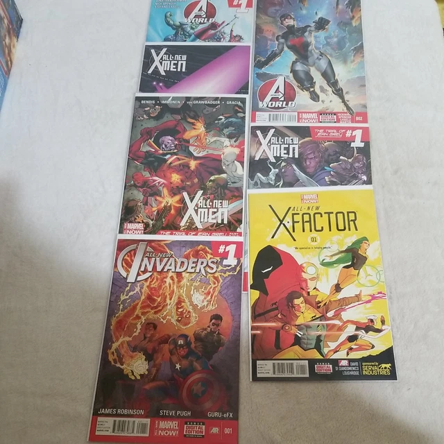 All New X-Factor Marvel Now 1 XMen 1  Avengers World 1 2 Invaders 1 lot of 7