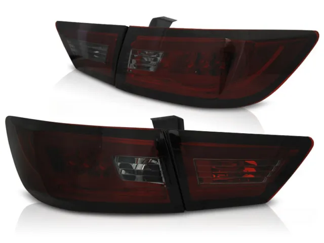 LED Bar Rückleuchten Set für Renault Clio IV BJ 13-16 Rot Rauch