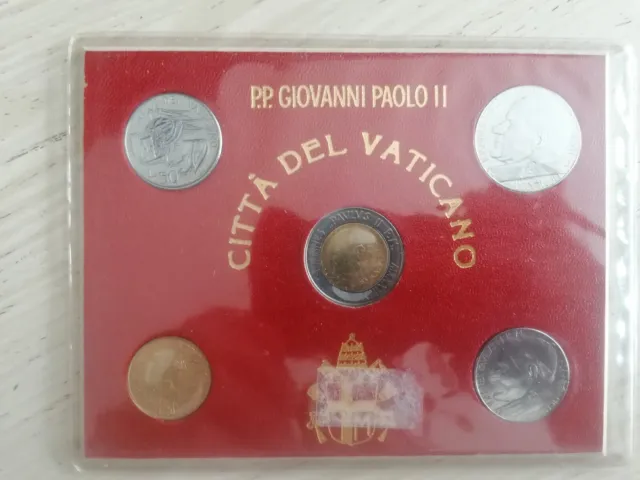 Vaticano Serie Monete 1985 Giovanni Paolo Ii