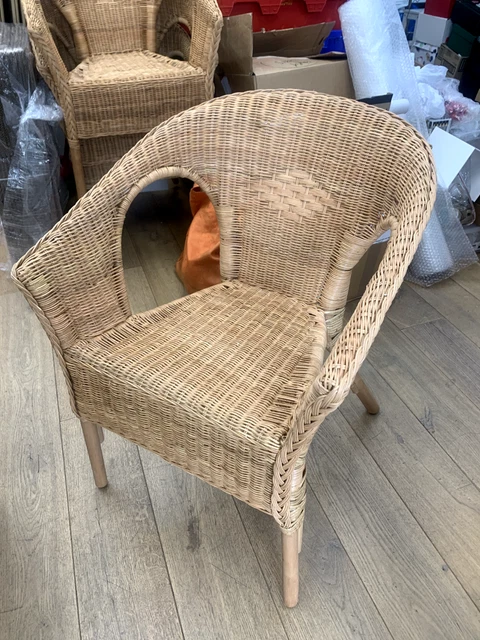 IKEA RATTAN AGEN chair 30.00 PicClick UK