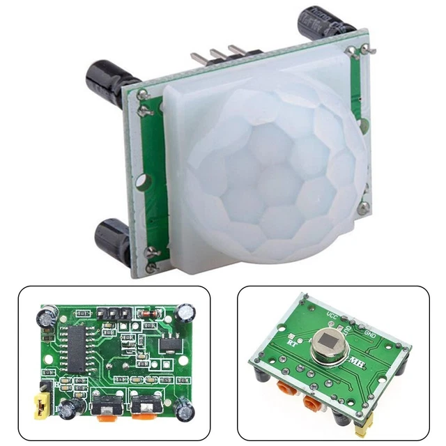 Robuster Infrarotsensor Sensor HC-SR501 PIR Motion DC 4,5-20V Durchmesser 23 mm