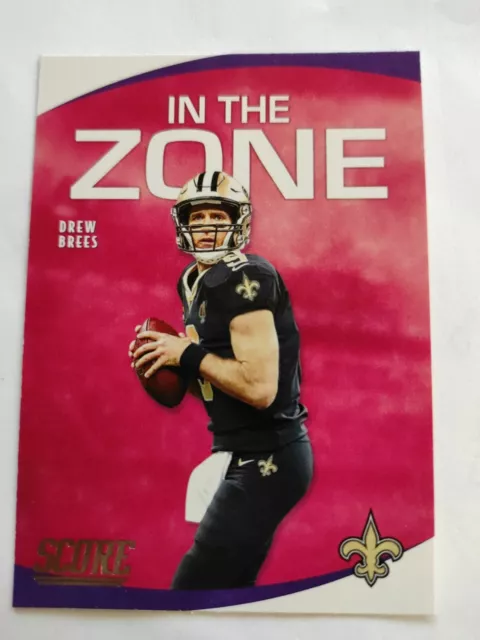 Trading Card NFL Drew Brees New Orleans Saints Panini Score 2020