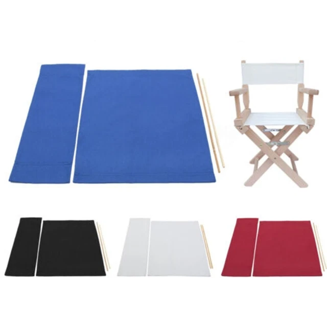 Asiento plegable silla de director repuesto cubiertas de lona jardín exterior 48*38cm