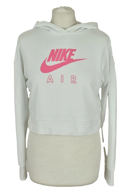 Felpa con cappuccio Nike Air bianca taglia XL ragazze vestibilità standard outdoor bambini