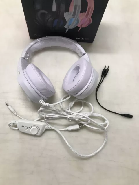 Mars Gaming MH320W Weiss, Kabel-Headset 3