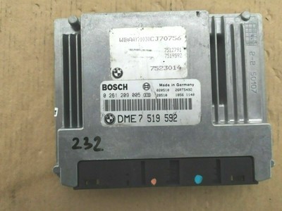 Calculateur ECU BOSCH 0261209005 DME 7519592 BMW E46 316ti N42 