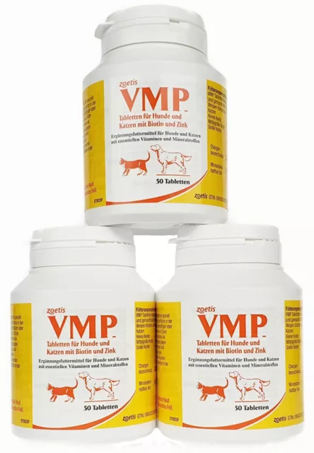 3 x Zoetis VMP Tabletten – 50 Tabletten für Ihren Hund und Ihre Katze